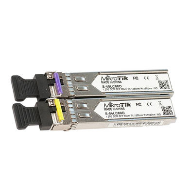 FTTH 1.25G 80km โมดูล Gigabit SFP MikroTik S-4554LC80D