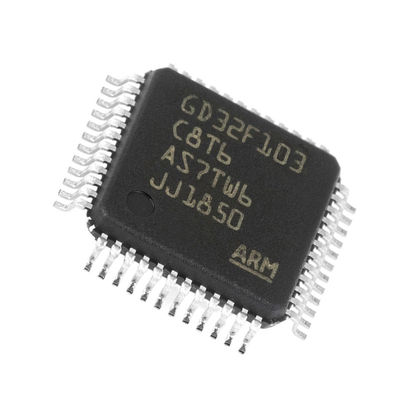 SMD LQFP-48 32 บิตไมโครคอนโทรลเลอร์ถอดรหัส IC GD32F103C8T6