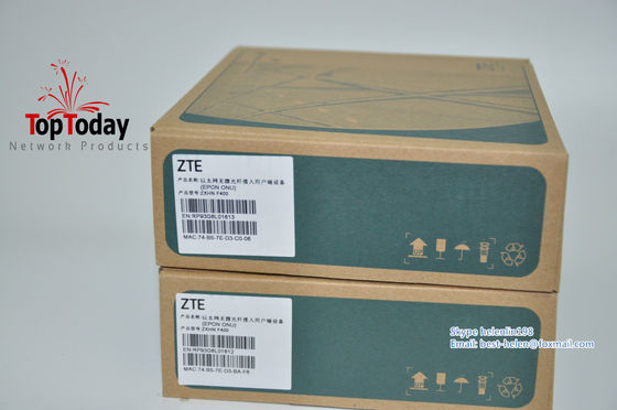 ZTE ZXA10 F643 FTTH หรือ FTTO GPON ONU ใหม่พร้อมพอร์ตอีเธอร์เน็ต GE